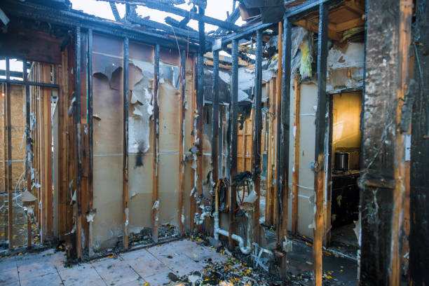 Professional Fire Damage Removal technician working in Hagerstown, MD